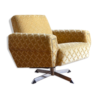 Vintage swivel conference armchair 50s / 60s