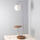 Standard lamp with table, Jindřich Halabala, 1930s–40s, Czechoslovakia