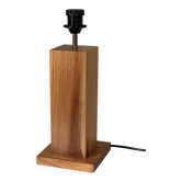 Lampe en pin vintage design années 70 80