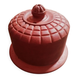 Terracotta butter dish