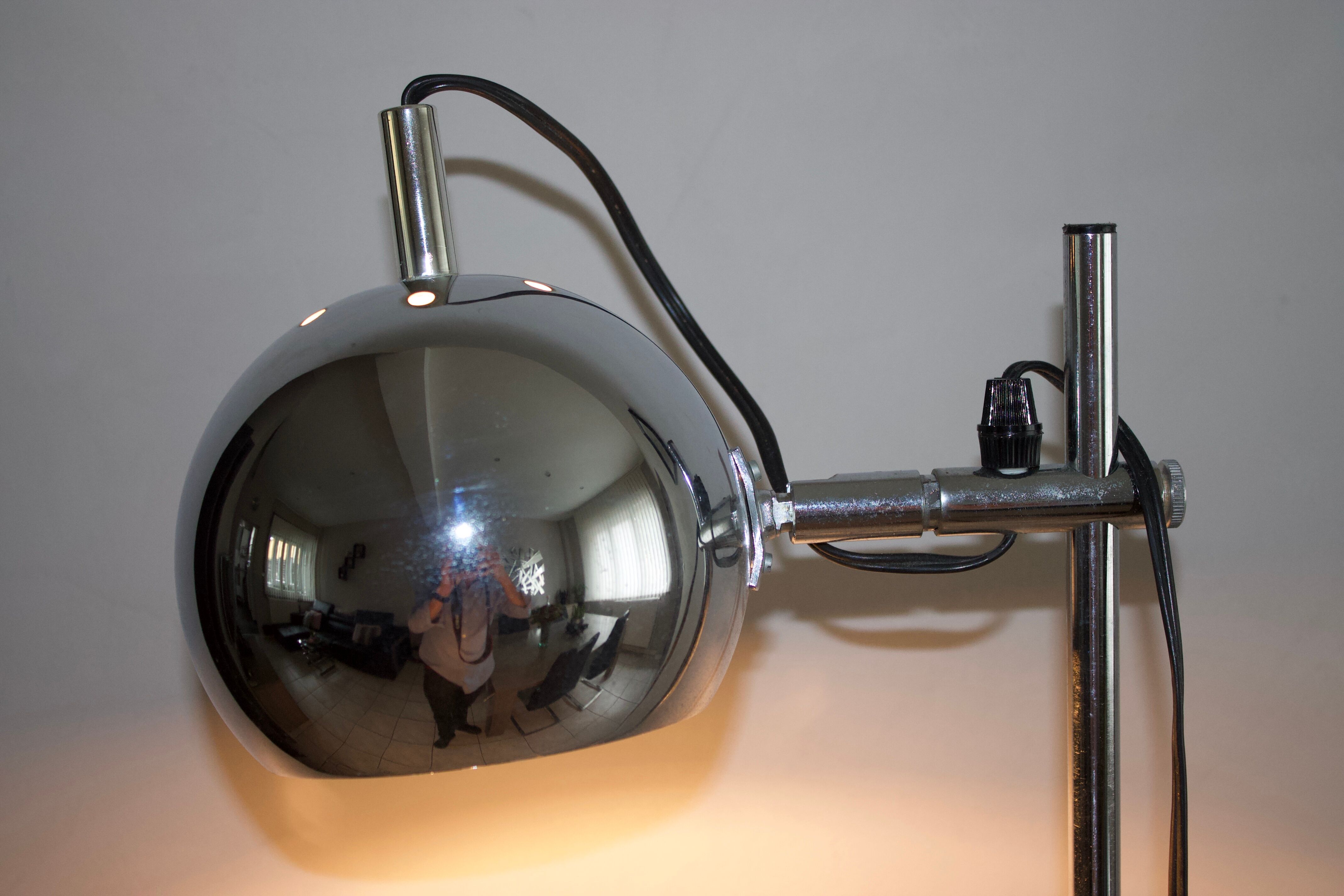 Lampadaire eye ball, design, vintage