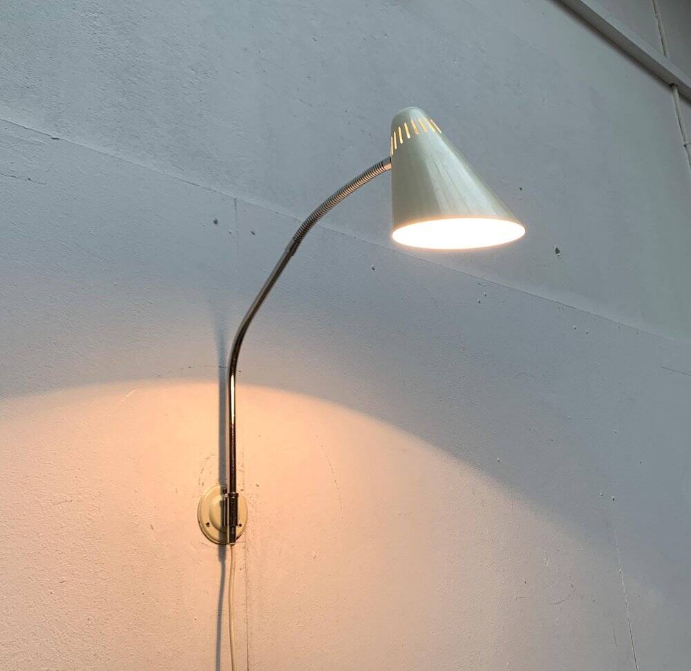 Mid-Century German Wall Light by Kaiser Leuchten, 1960s