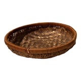 Empty cup woven wicker pocket