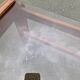 Vintage smoked glass coffee table