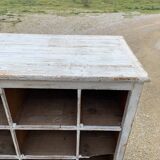 White patinated wooden craft