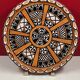 Large trivet or pie dish 20th century Yvon Roy 27 cm