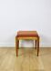 Edmund Homa stool orange brick boucle seat