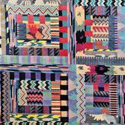 Vintage hand-knotted rug model Orion by Ottavio Missoni for Missoni