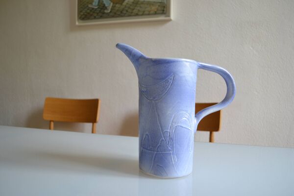 Pichet vase céramique signée