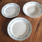 3-course round set in iron Salins Sartene earth