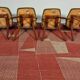 Vintage Dining Chairs 1970s, Set of 4