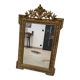 Antique mirror in Napoléon III style with a laurel pediment.