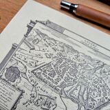 Printed in 1970, Angers, capital of Anjou.