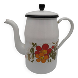 Enameled metal coffee maker