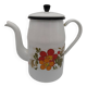Cafetiére métal émaillé