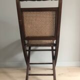 Cane folding chair