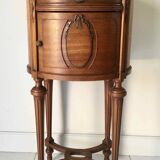 Louis XVI style round bedside table
