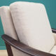 Fauteuil beige, années 1970, design danois, fabriqué au Danemark