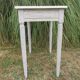 Side table 1900s restyled patinated gray