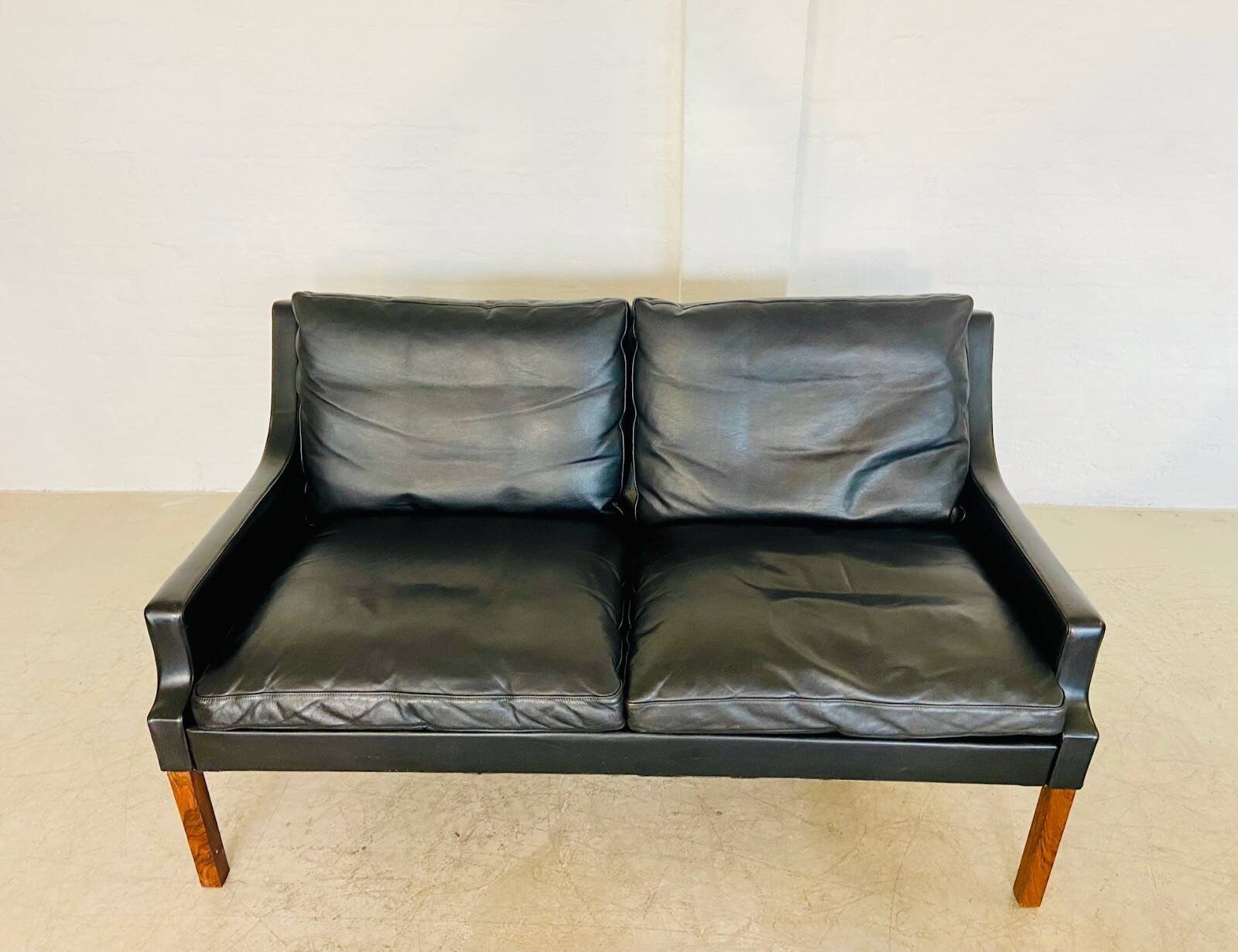 Vintage retro Danish mid-century G. Thams 2 person sofa & chair set