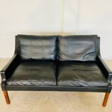 Ensemble canapé et fauteuil G. Thams pour 2 personnes, style rétro danois du milieu du siècle