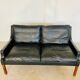 Vintage retro Danish mid-century G. Thams 2 person sofa & chair set