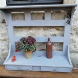 Wooden shelves with drawers