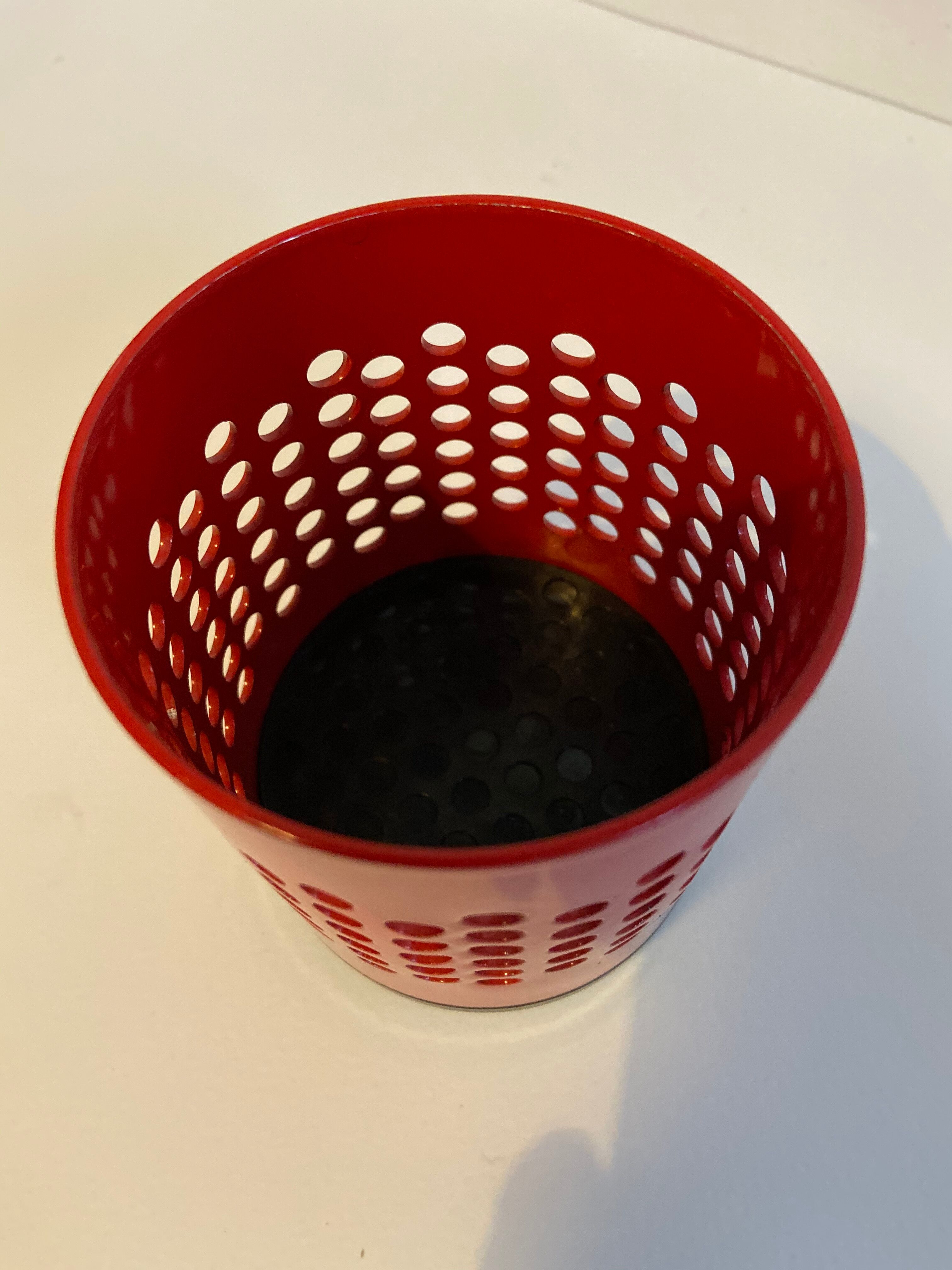 Rexite red pencil jar