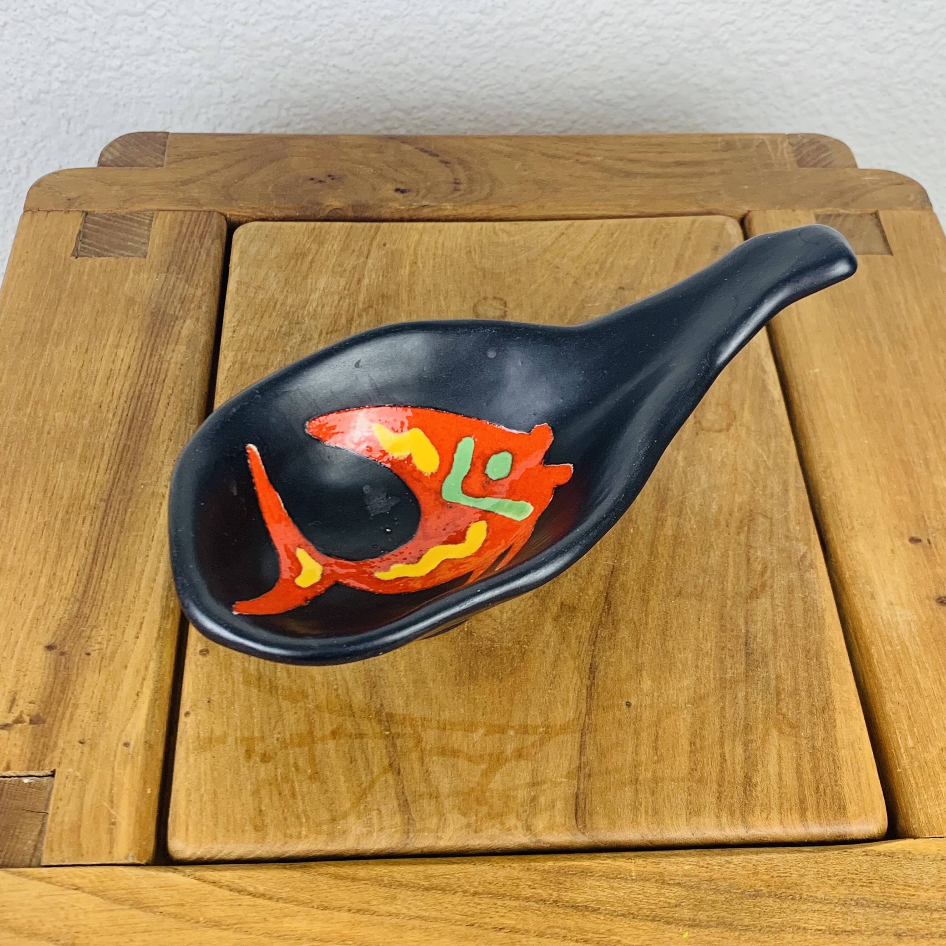 Empty fish pocket free form ceramic Missy Annecy