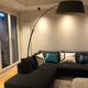 Lampadaire ouverture noir Cinna par Philippe Daney