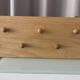 Vintage Solid Wood Wall-Mounted Coat Rack – 7 Pegs