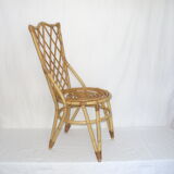 1950s rattan chair