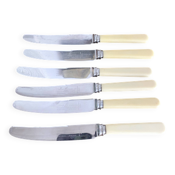 6 couteaux Philip ashberry & sons made in Sheffield england 21 cm