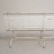 Garden bench, slatted bench, folding, 2 metres long, 1930s.