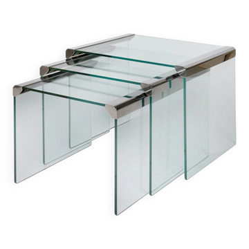 A set of three nesting tables called T35, by Pierangelo Gallotti