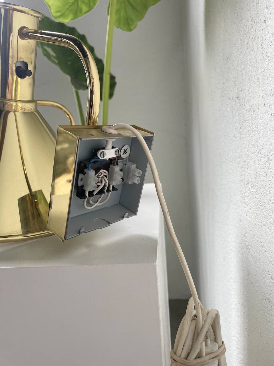 Pair of Hovik Lys brass wall lights Jonas Hidle Denmark