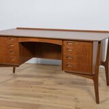 Teak Desk by Svend Åge Madsen for H.P. Hansen, 1960s
