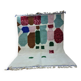 Tapis Beni Mrirt 100% Laine Naturelle – Luxe et Artisanat Berbère 300x200cm