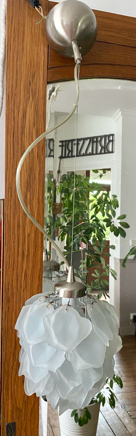 Vintage flower glass pendant chandelier