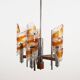 Pendant lamp, Murano glass, Italian design, 1970s, production: Italy