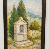 Tableau à l'huile Lacroix Vaucluse