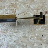 60s 70s wall lamp articulated lamp brass Relco Made in Italy Design