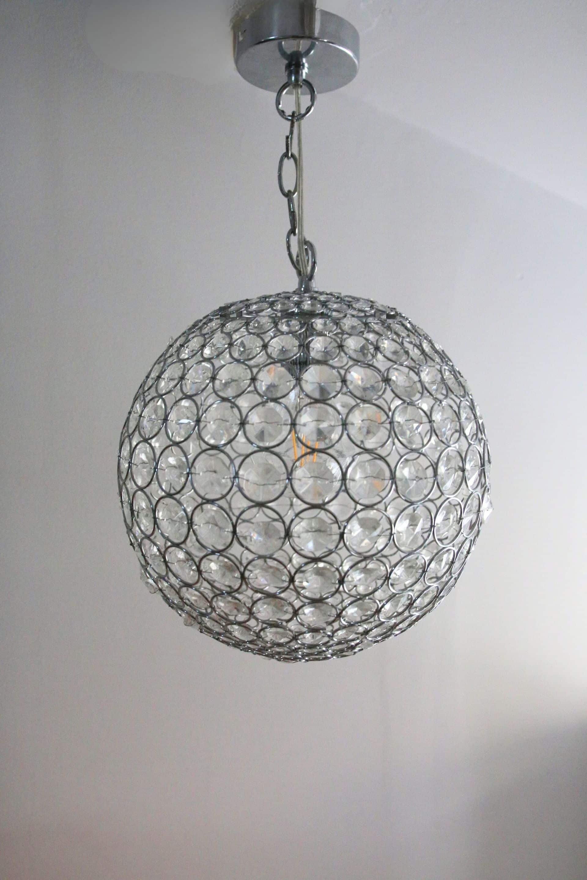 Suspension globe with pendants, 1990s