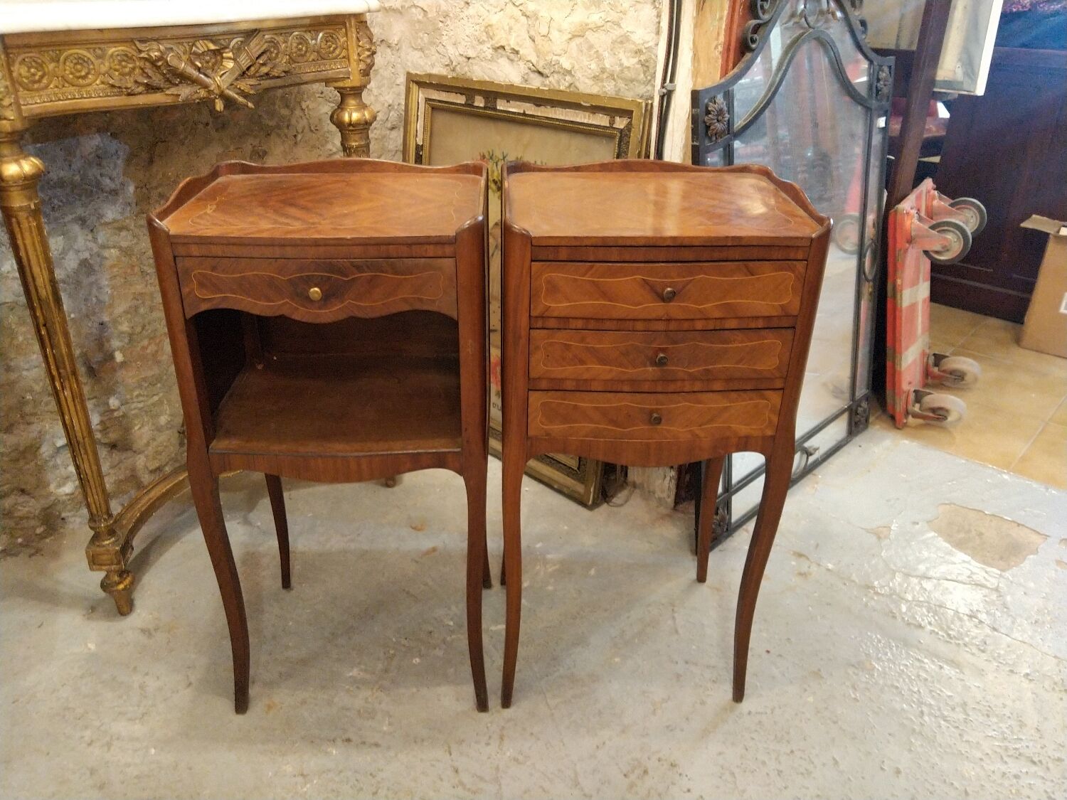 Pair of bedside tables