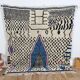 Handmade wool Berber rug 200 X 188 CM
