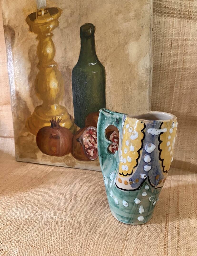 Set of Iberian ceramic mugs