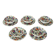 5 vintage flower pattern cups and saucers