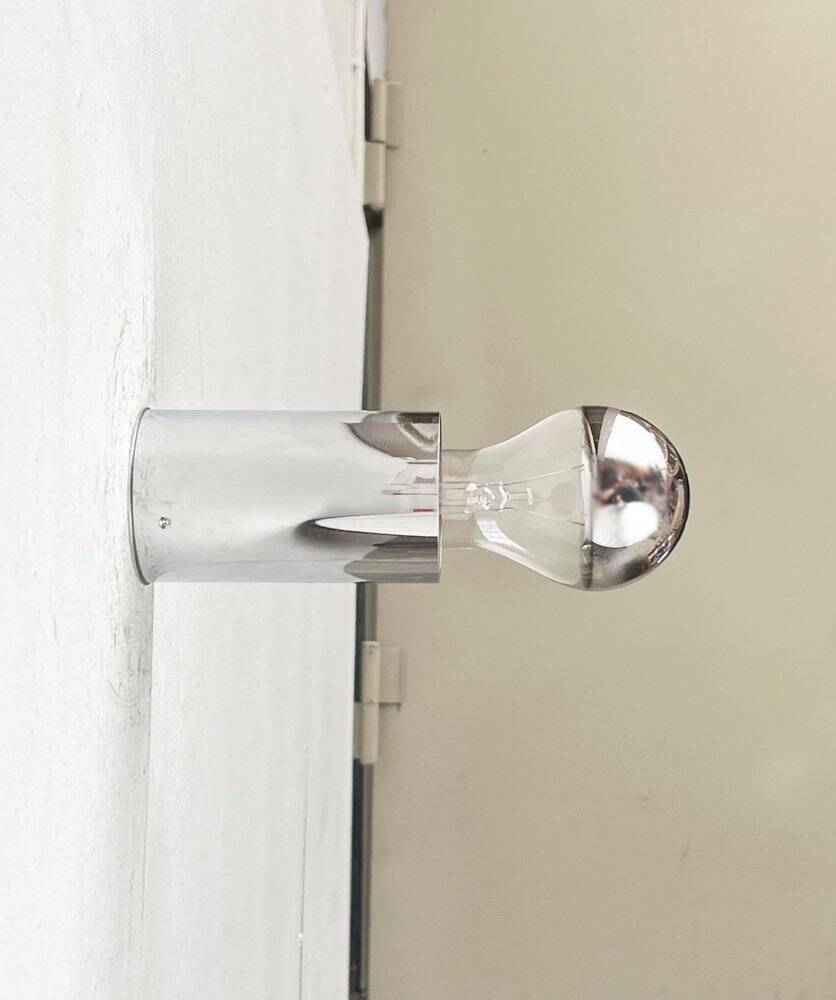 Vintage minimalist wall lamps or ceiling lights from the German space age by Rzb, set of 4.