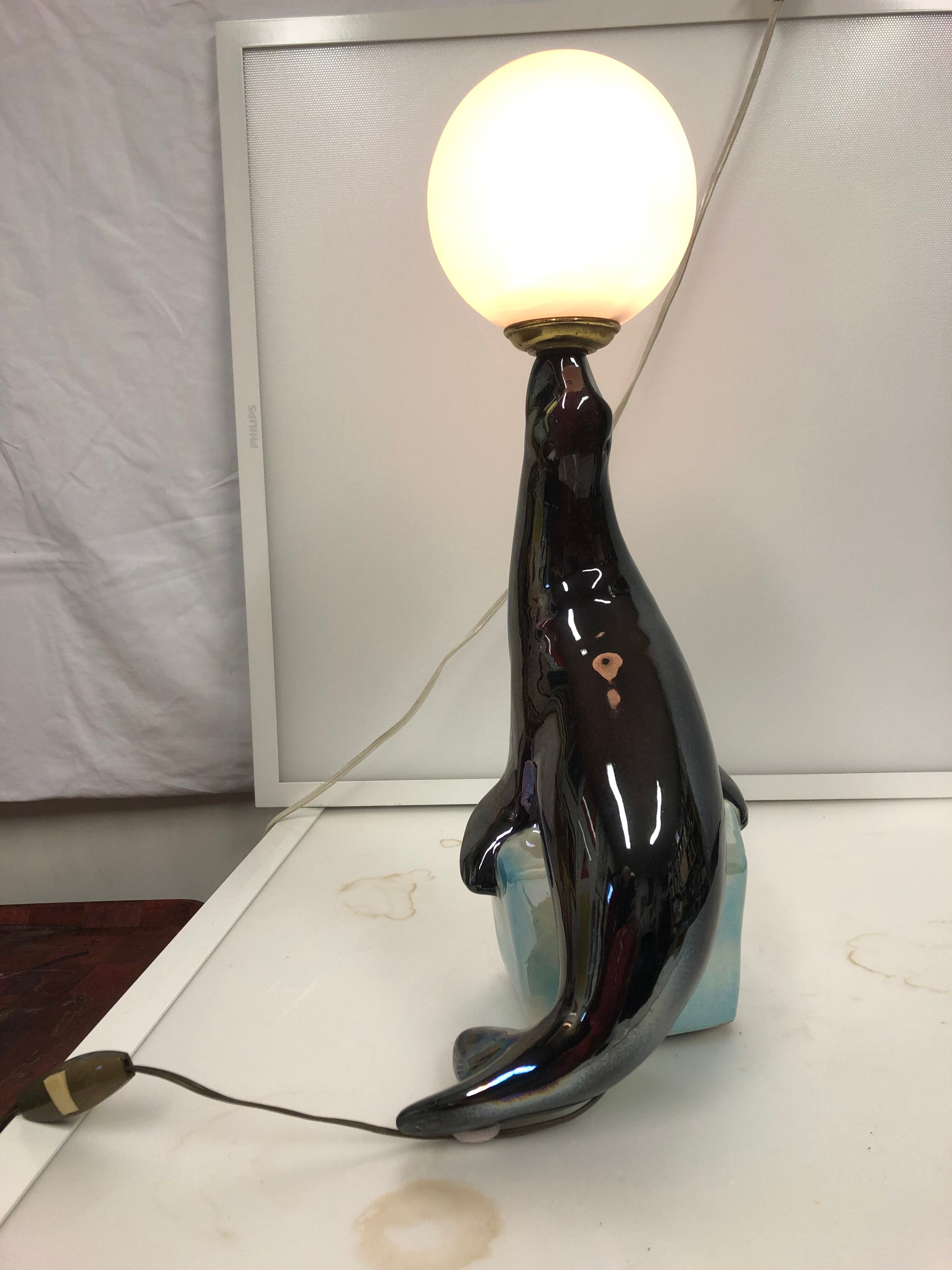 Sea lion lamp 1950
