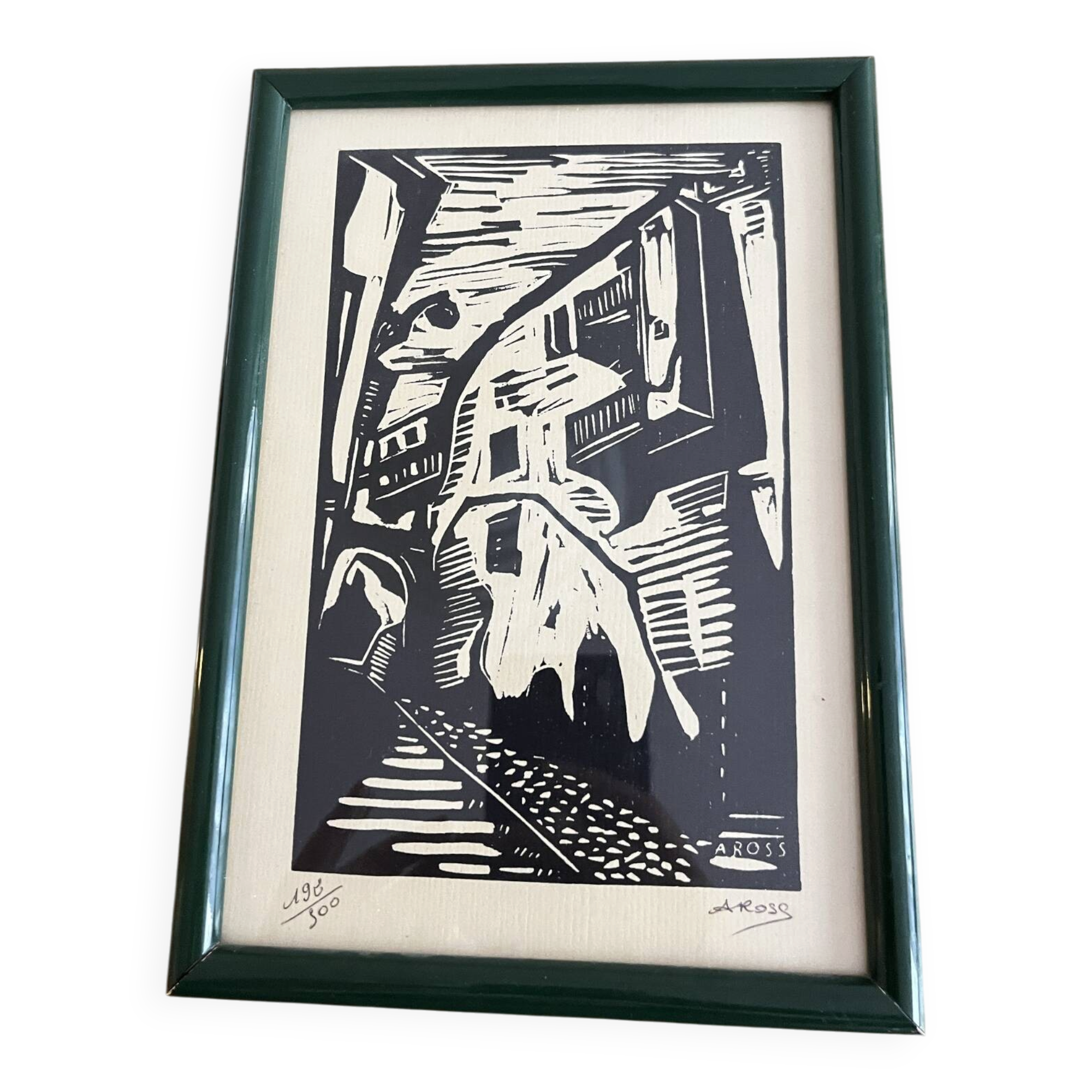 Estampe originale signée a. ross – édition limitée numérotée 192/300